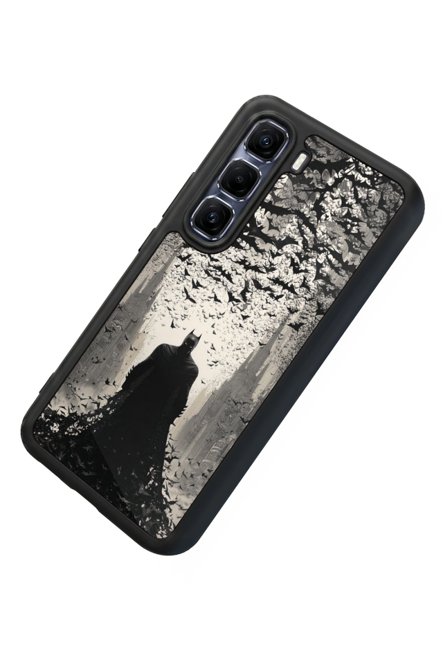 Infinix Hot 60 Pro Plus Uyumlu Batman Tasarımlı Glossy Premium Kılıf