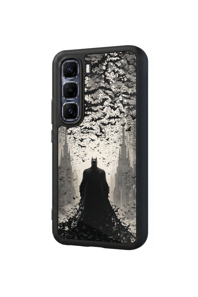 Infinix Hot 60 Pro Plus Uyumlu Batman Tasarımlı Glossy Premium Kılıf