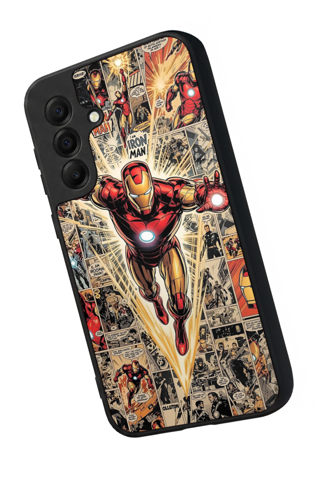 Samsung Galaxy A17 Uyumlu Iron Man ( Demir Adam ) Tasarımlı Glossy Premium Kılıf