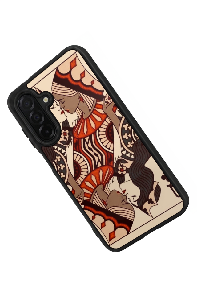 Samsung Galaxy A56 Uyumlu Kalp Love Tasarımlı Glossy Premium Kılıf