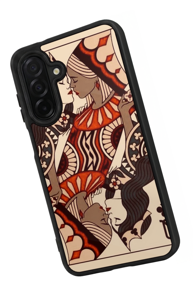 Samsung Galaxy A56 Uyumlu Kalp Love Tasarımlı Glossy Premium Kılıf