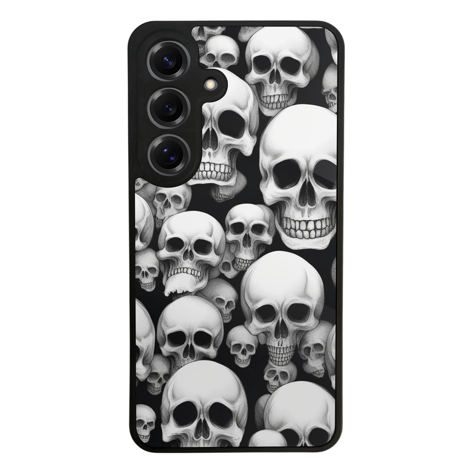 Samsung Galaxy S25 Uyumlu KuruKafa Tasarımlı Glossy Premium Kılıf