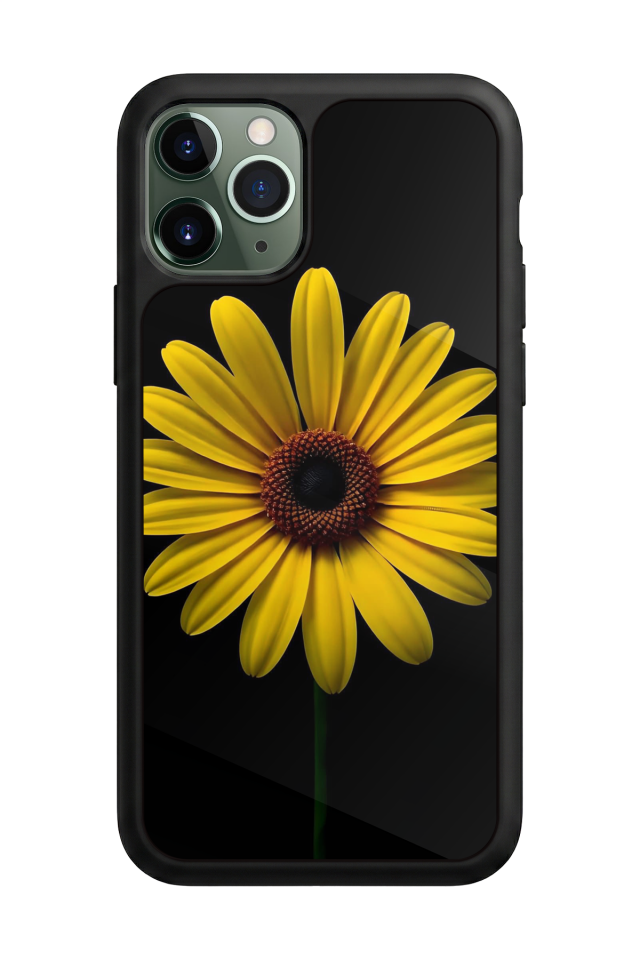 iPhone 11 Pro Uyumlu Papatya Tasarımlı Glossy Premium Kılıf