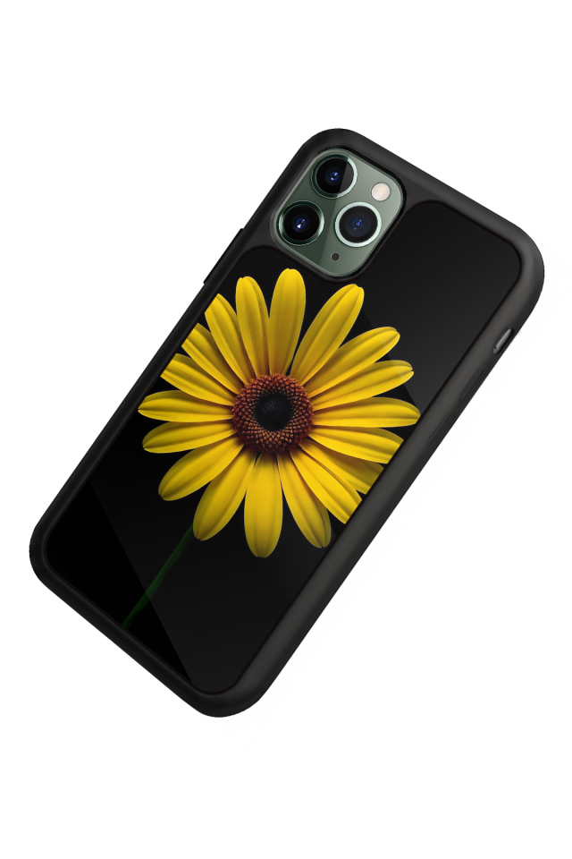 iPhone 11 Pro Uyumlu Papatya Tasarımlı Glossy Premium Kılıf