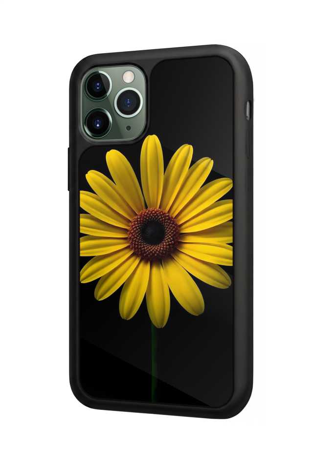 iPhone 11 Pro Uyumlu Papatya Tasarımlı Glossy Premium Kılıf