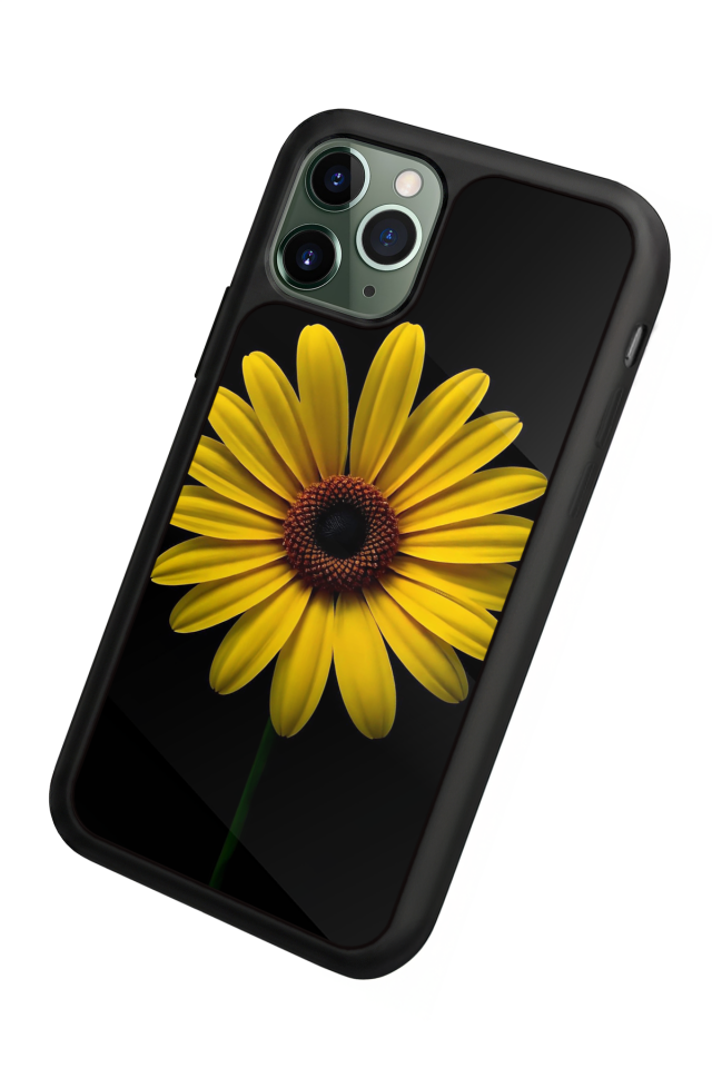iPhone 11 Pro Uyumlu Papatya Tasarımlı Glossy Premium Kılıf