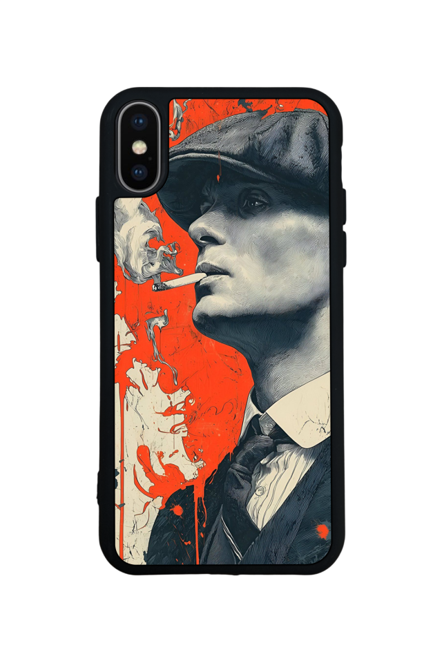 iPhone X/ XS Uyumlu Peaky Blinders Tasarımlı Glossy Premium Kılıf