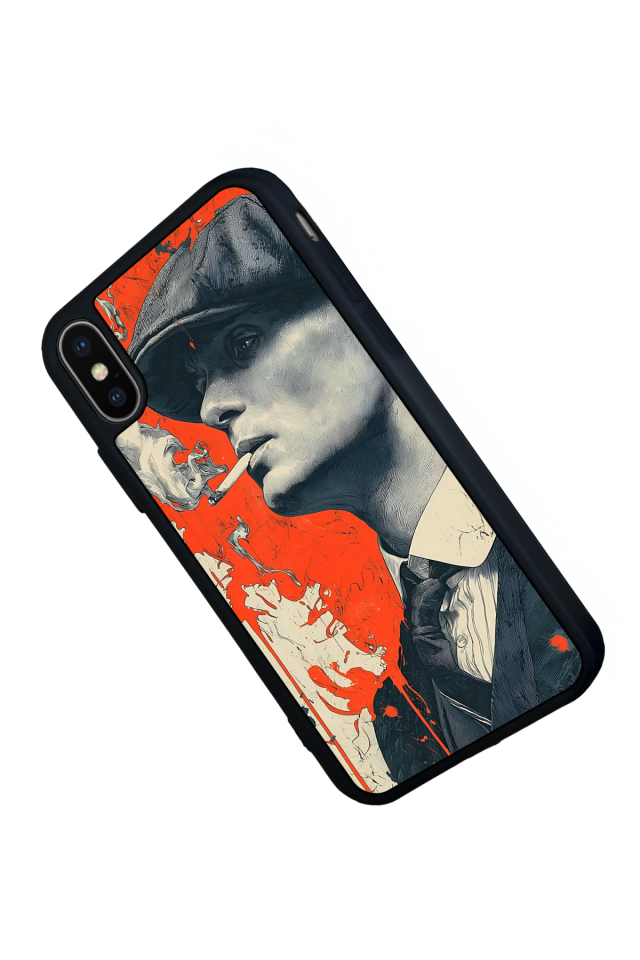 iPhone X/ XS Uyumlu Peaky Blinders Tasarımlı Glossy Premium Kılıf