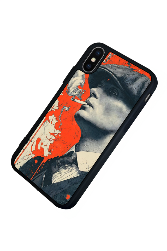 iPhone X/ XS Uyumlu Peaky Blinders Tasarımlı Glossy Premium Kılıf