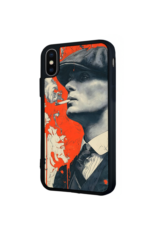 iPhone X/ XS Uyumlu Peaky Blinders Tasarımlı Glossy Premium Kılıf
