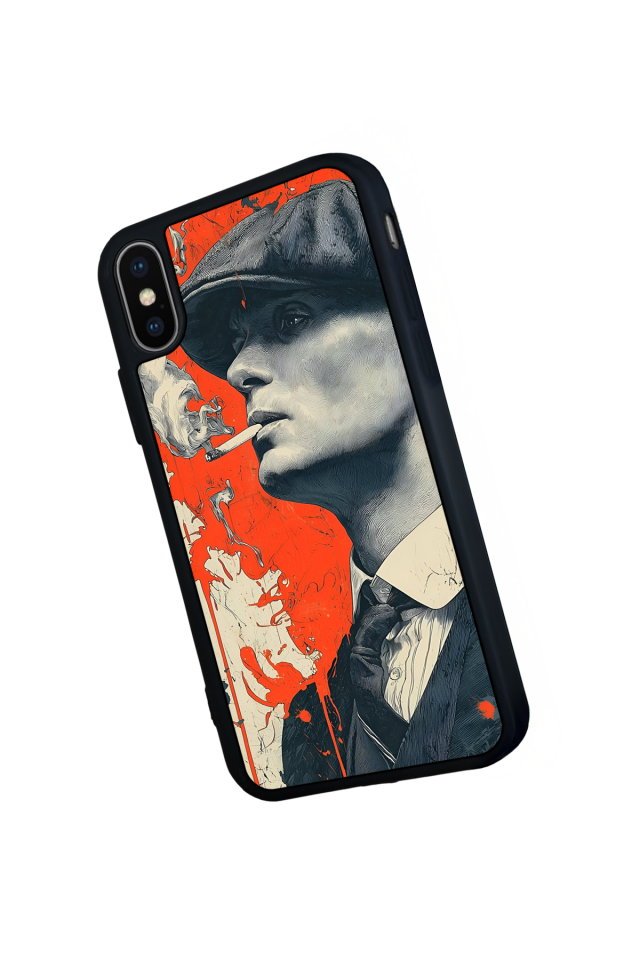 iPhone X/ XS Uyumlu Peaky Blinders Tasarımlı Glossy Premium Kılıf