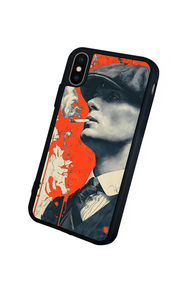 iPhone X/ XS Uyumlu Peaky Blinders Tasarımlı Glossy Premium Kılıf