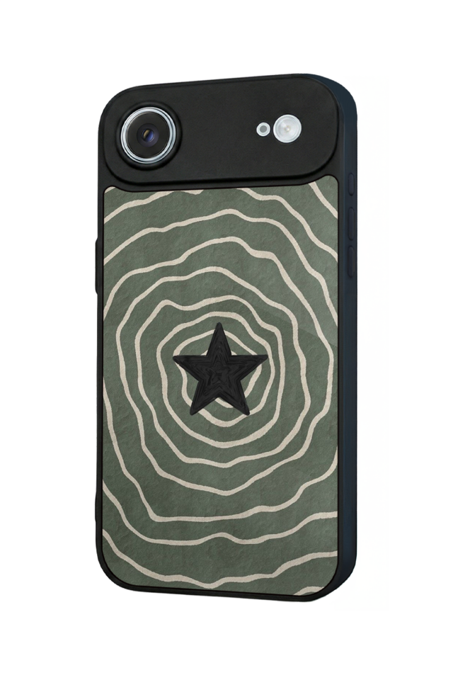 iPhone 17 Air Uyumlu Retro Yildizlar Tasarımlı Glossy Premium Kılıf