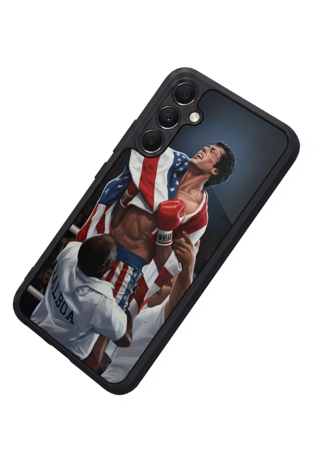 Samsung Galaxy M34 Uyumlu Rocky Tasarımlı Glossy Premium Kılıf