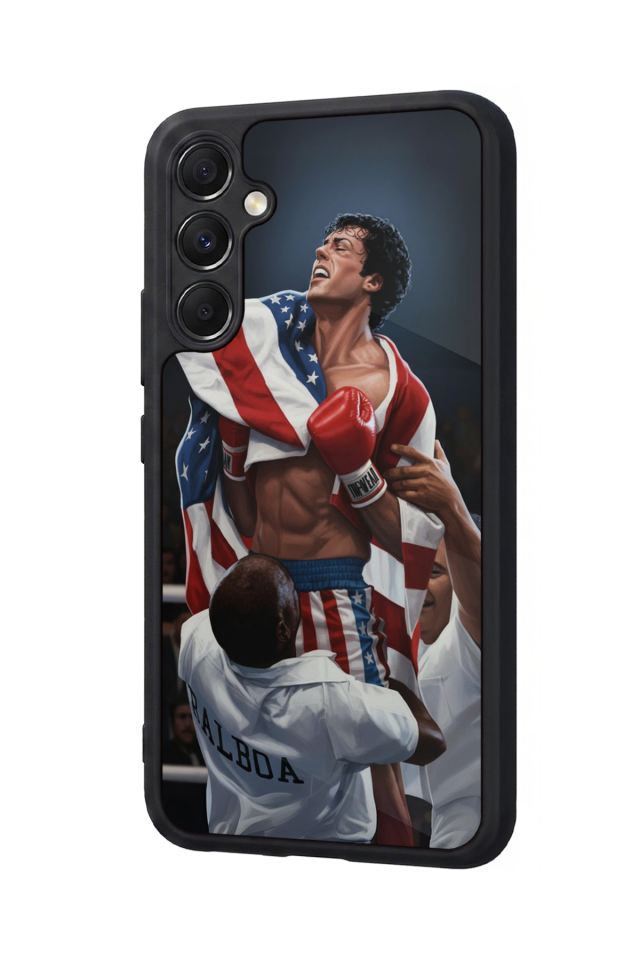Samsung Galaxy M34 Uyumlu Rocky Tasarımlı Glossy Premium Kılıf