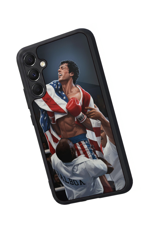 Samsung Galaxy M34 Uyumlu Rocky Tasarımlı Glossy Premium Kılıf
