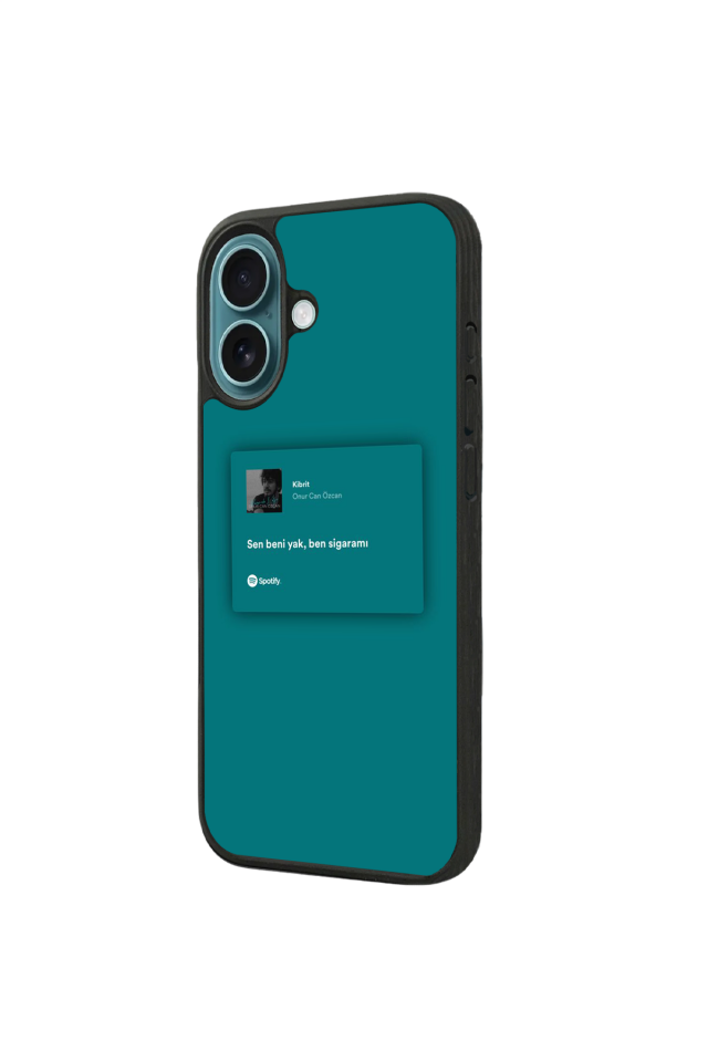 iPhone 16 Uyumlu Sarki Sozleri Tasarımlı Glossy Premium Kılıf
