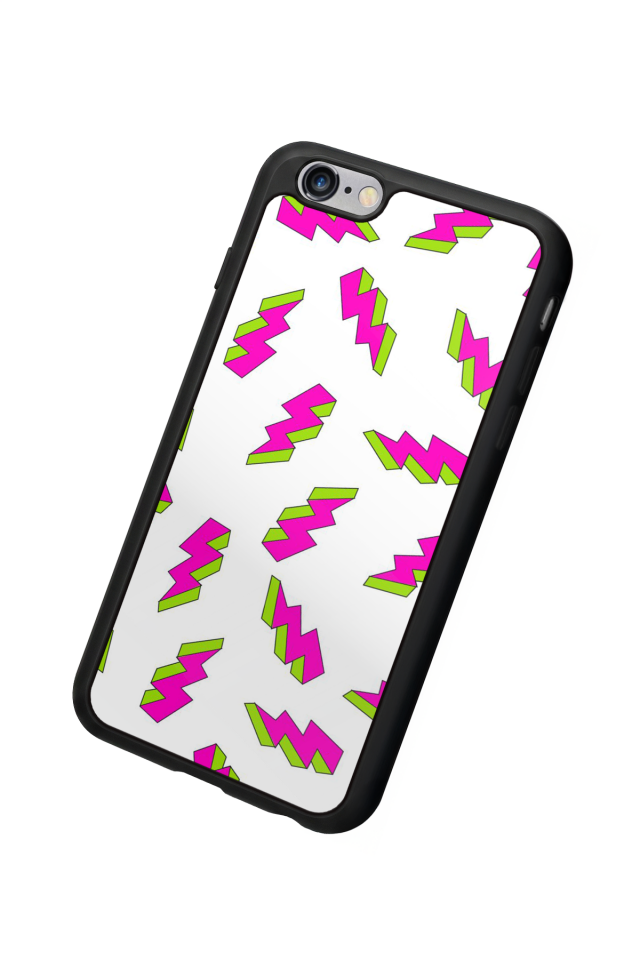 iPhone 6s Plus Uyumlu Simsek Tasarımlı Glossy Premium Kılıf