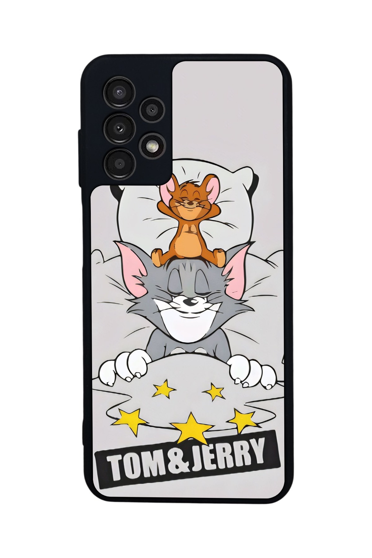 Samsung Galaxy A23 Uyumlu Tom And Jerry Tasarımlı Glossy Premium Kılıf