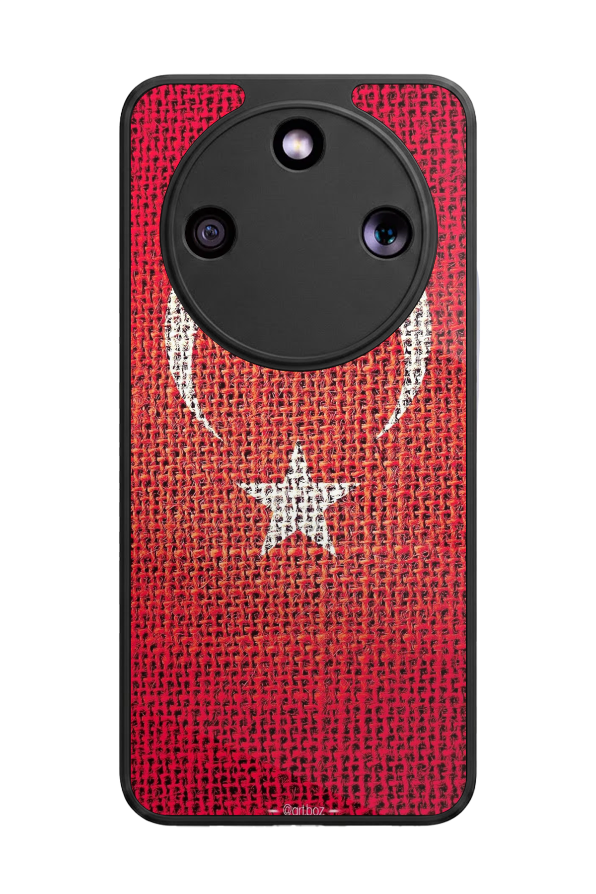 Honor Magic 8 Lite Uyumlu Türk Bayragi Tasarımlı Glossy Premium Kılıf