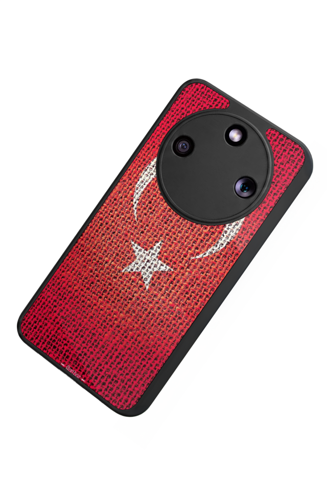Honor Magic 8 Lite Uyumlu Türk Bayragi Tasarımlı Glossy Premium Kılıf