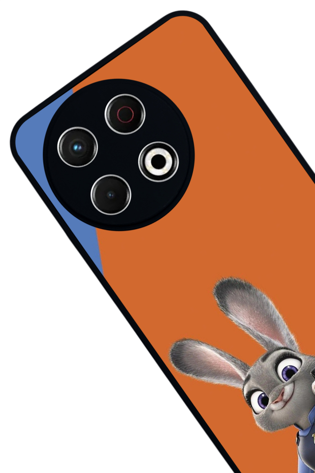 Tecno Spark 30 Pro Uyumlu Zootropolis Tasarımlı Glossy Premium Kılıf