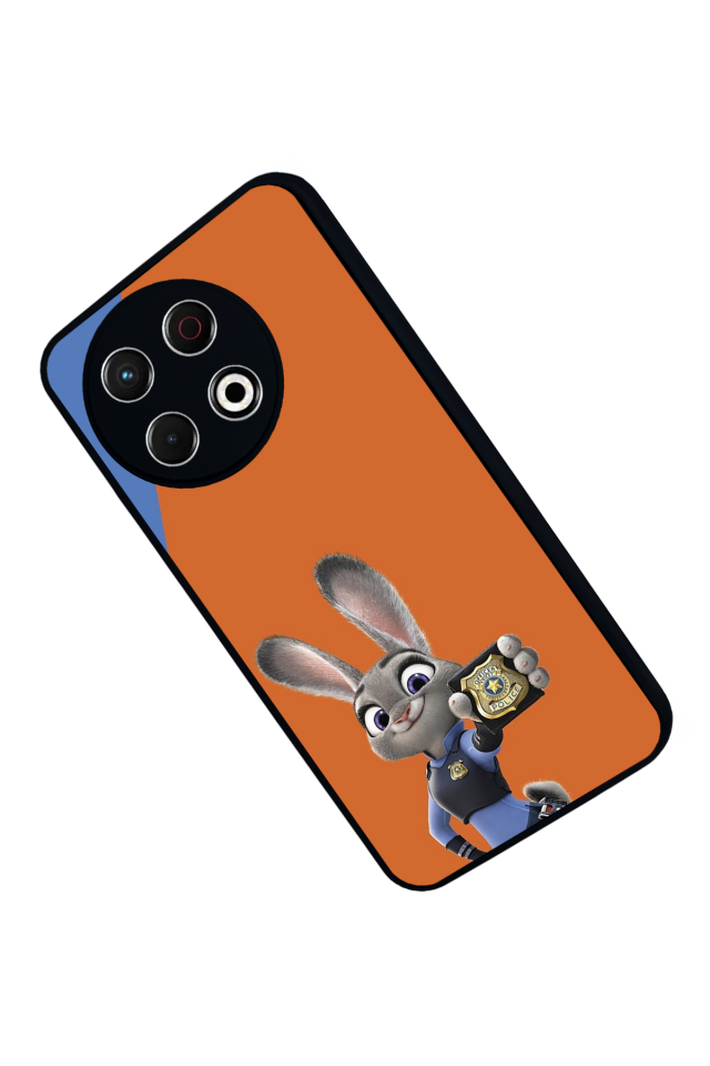 Tecno Spark 30 Pro Uyumlu Zootropolis Tasarımlı Glossy Premium Kılıf