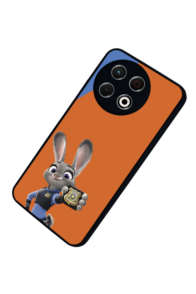 Tecno Spark 30 Pro Uyumlu Zootropolis Tasarımlı Glossy Premium Kılıf