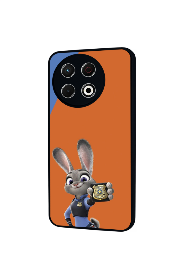 Tecno Spark 30 Pro Uyumlu Zootropolis Tasarımlı Glossy Premium Kılıf