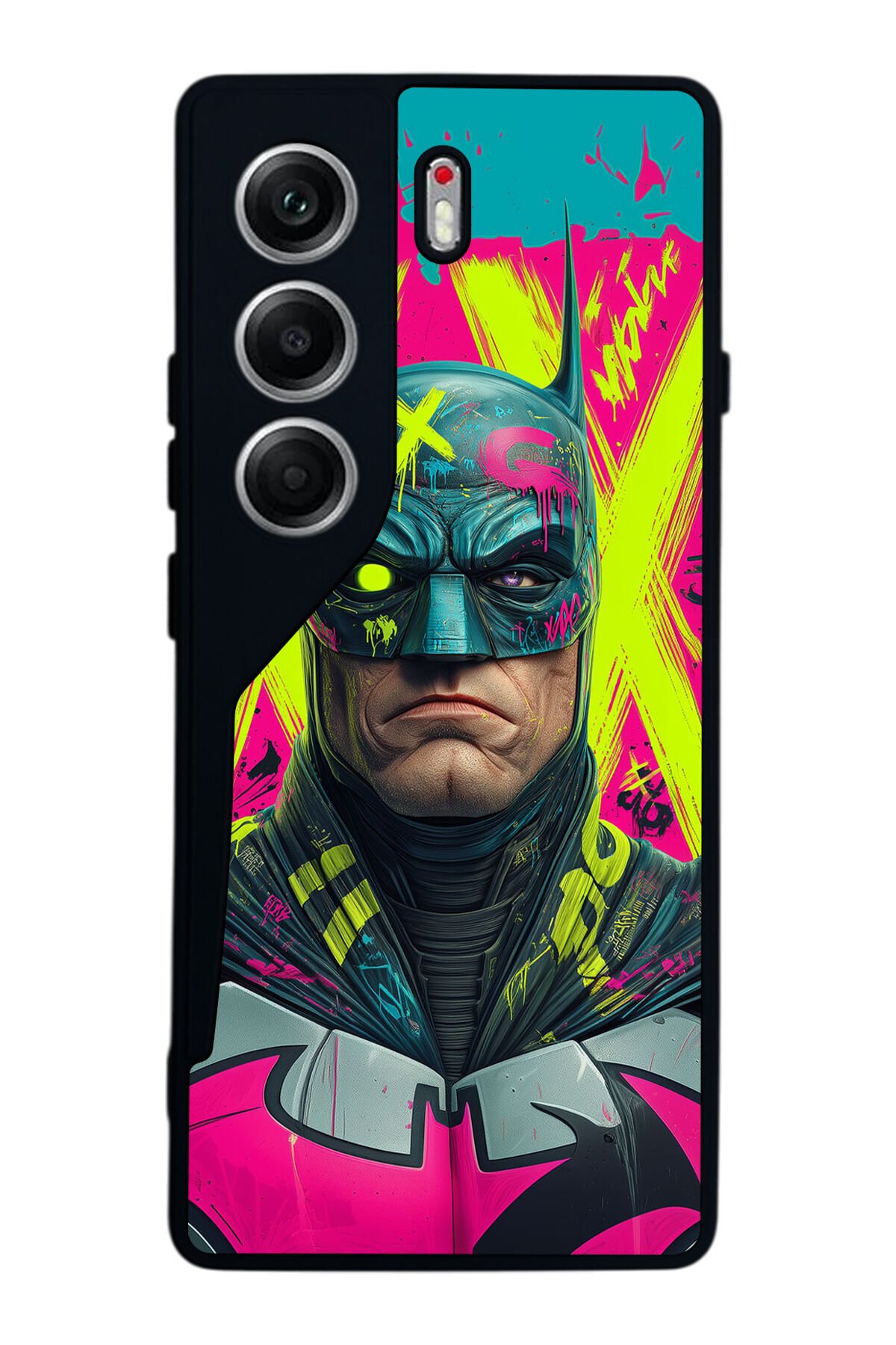 Tecno Camon 40 Uyumlu Batman Tasarımlı Glossy Premium Kılıf