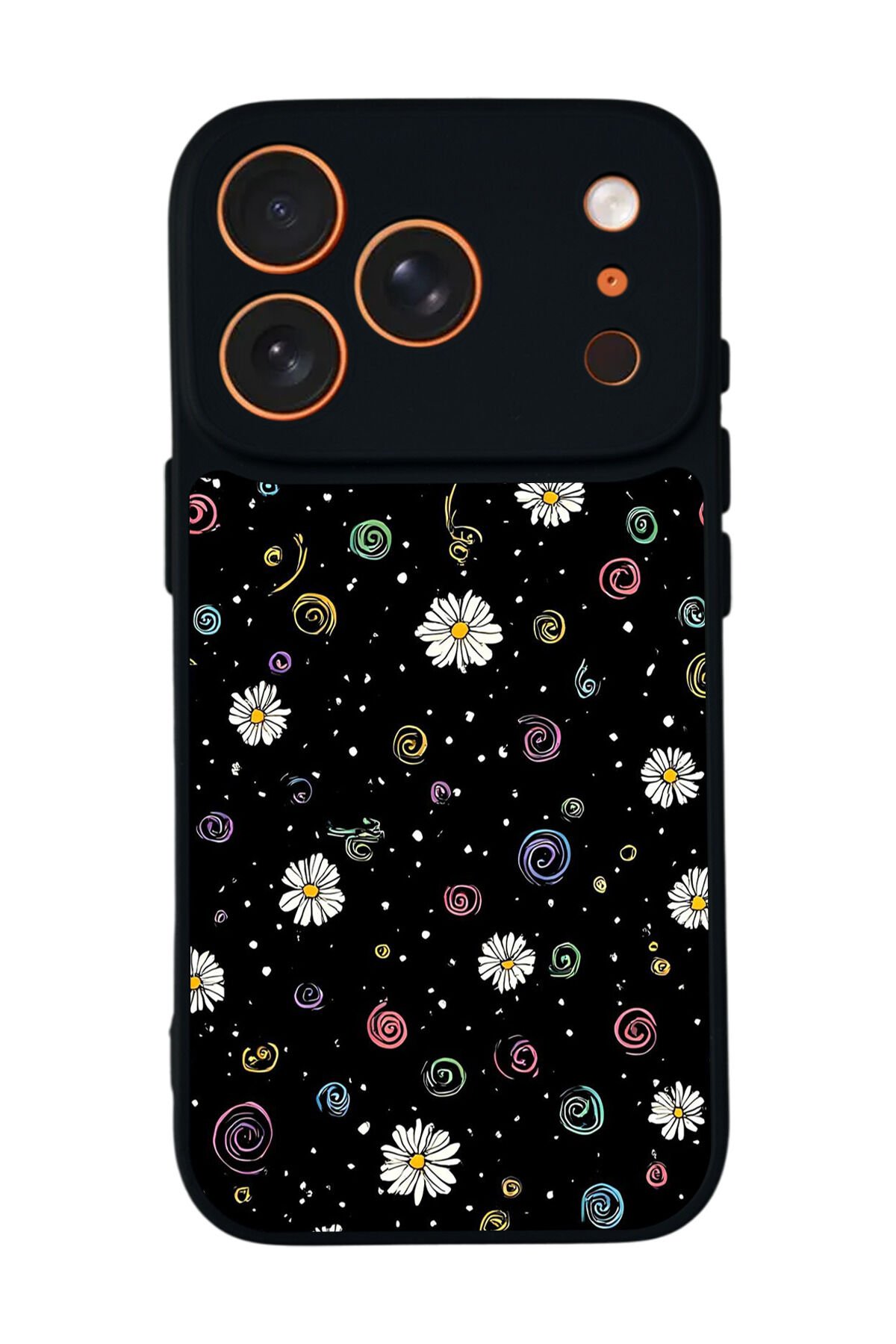 iPhone 17 Pro Max Uyumlu Floral Tasarımlı Glossy Premium Kılıf