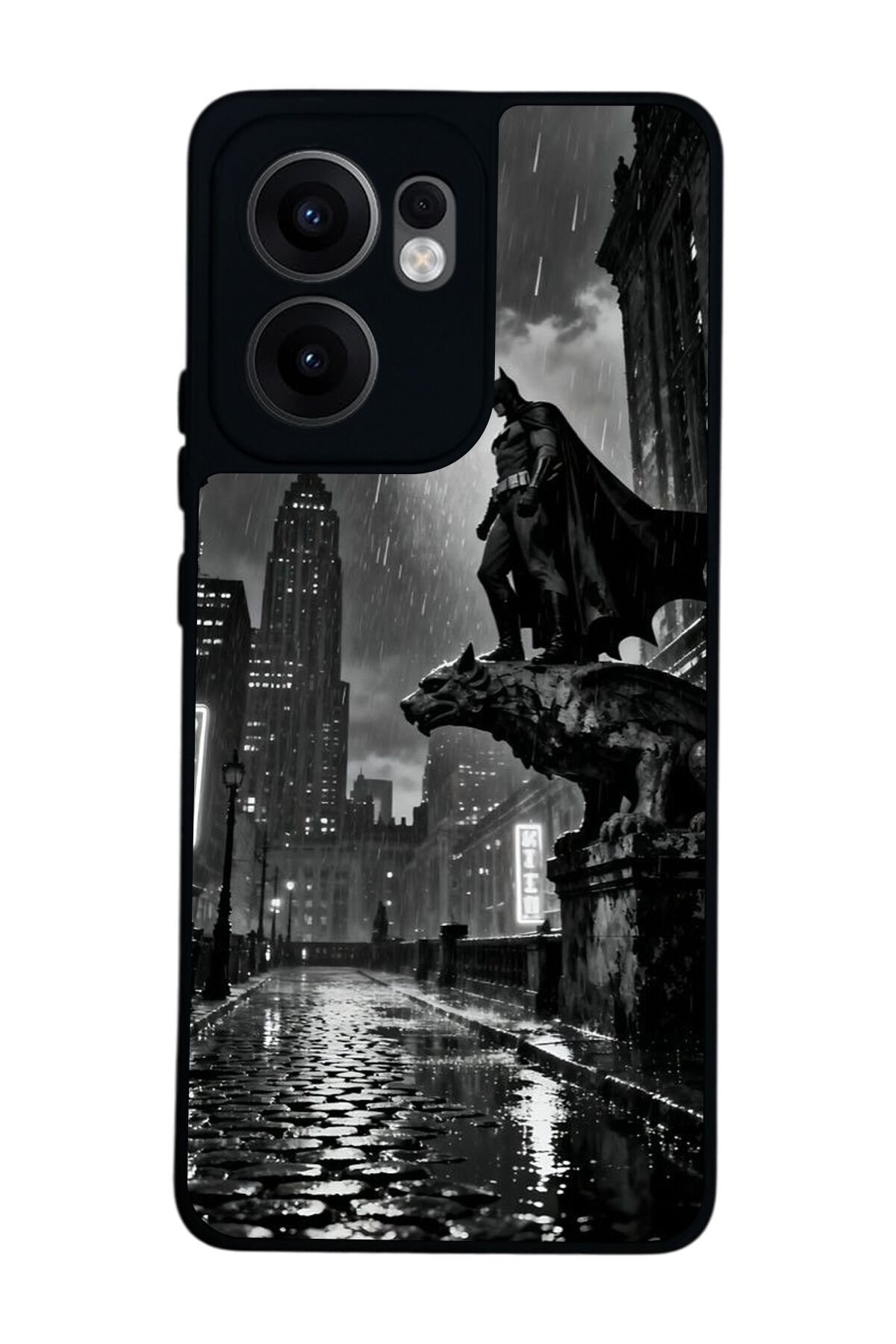 Oppo Reno 13F Uyumlu Batman Tasarımlı Glossy Premium Kılıf