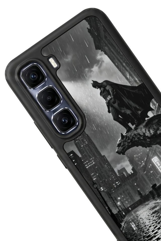 Infinix Hot 60 Pro Plus Uyumlu Batman Tasarımlı Glossy Premium Kılıf