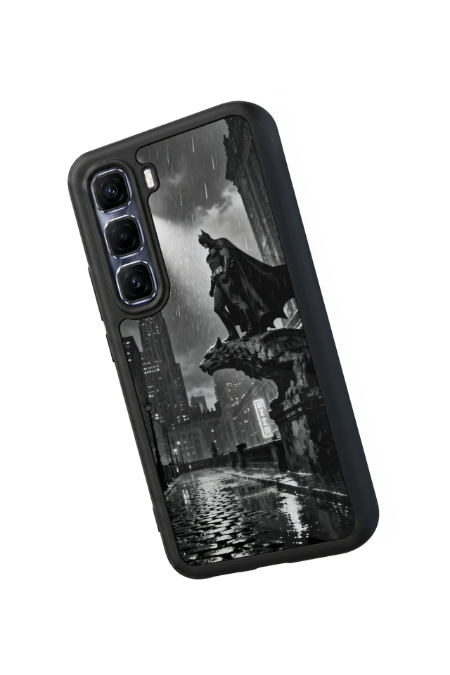 Infinix Hot 60 Pro Plus Uyumlu Batman Tasarımlı Glossy Premium Kılıf
