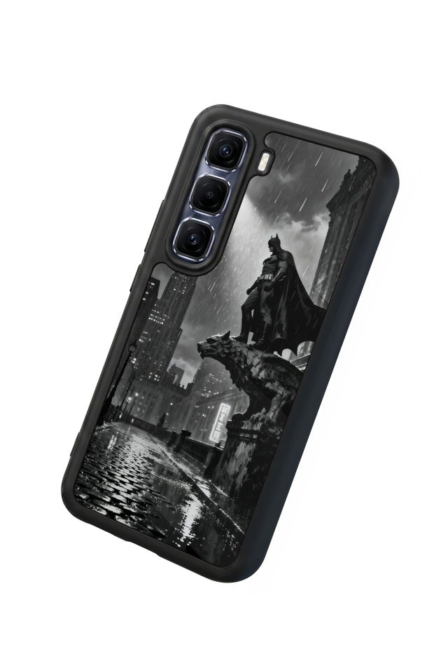 Infinix Hot 60 Pro Plus Uyumlu Batman Tasarımlı Glossy Premium Kılıf