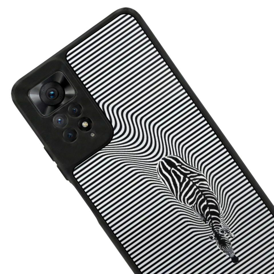 Xiaomi Redmi Note 11 Pro Uyumlu Çizgi Sanatı Tasarımlı Glossy Premium Kılıf