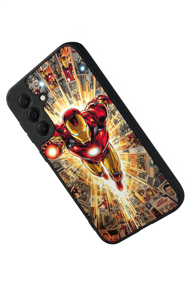 Samsung Galaxy A17 Uyumlu Iron Man ( Demir Adam ) Tasarımlı Glossy Premium Kılıf