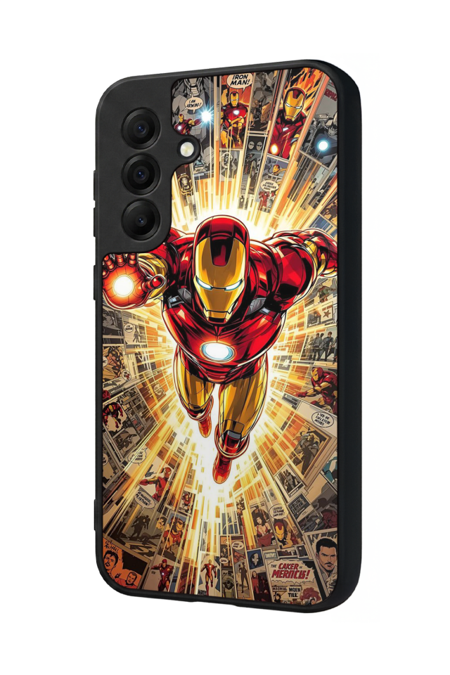 Samsung Galaxy A17 Uyumlu Iron Man ( Demir Adam ) Tasarımlı Glossy Premium Kılıf