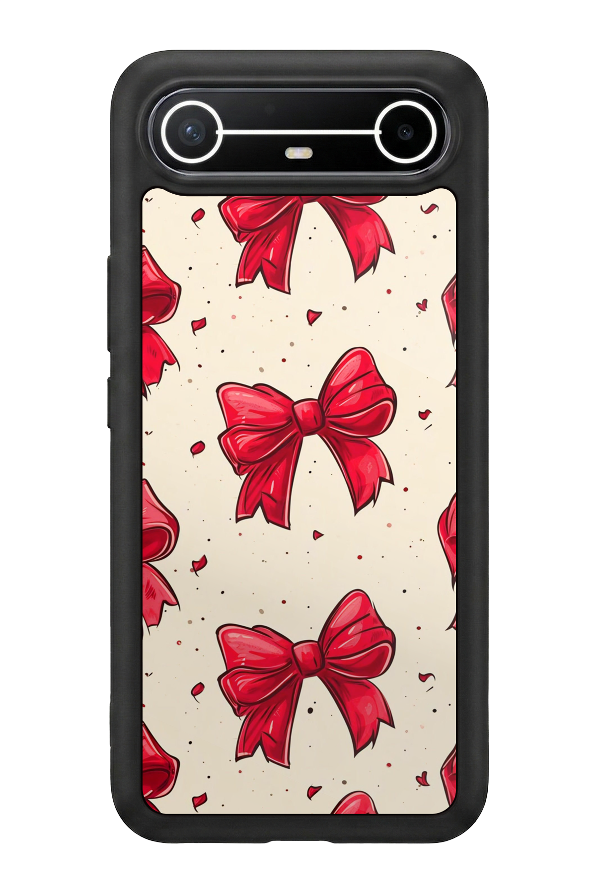 Tecno Spark Slim 5G Uyumlu Kurdele Tasarımlı Glossy Premium Kılıf