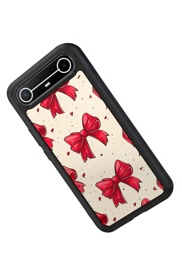 Tecno Spark Slim 5G Uyumlu Kurdele Tasarımlı Glossy Premium Kılıf
