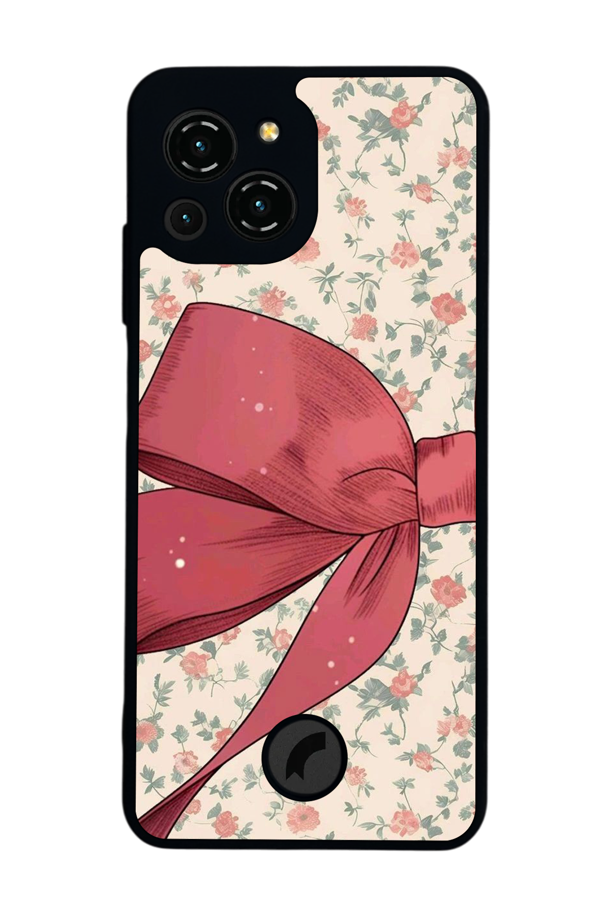 Reeder S23 Pro Max Uyumlu Kurdele Tasarımlı Glossy Premium Kılıf