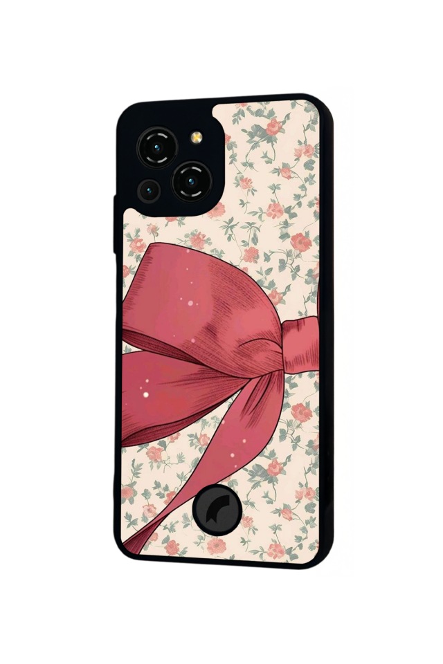 Reeder S23 Pro Max Uyumlu Kurdele Tasarımlı Glossy Premium Kılıf