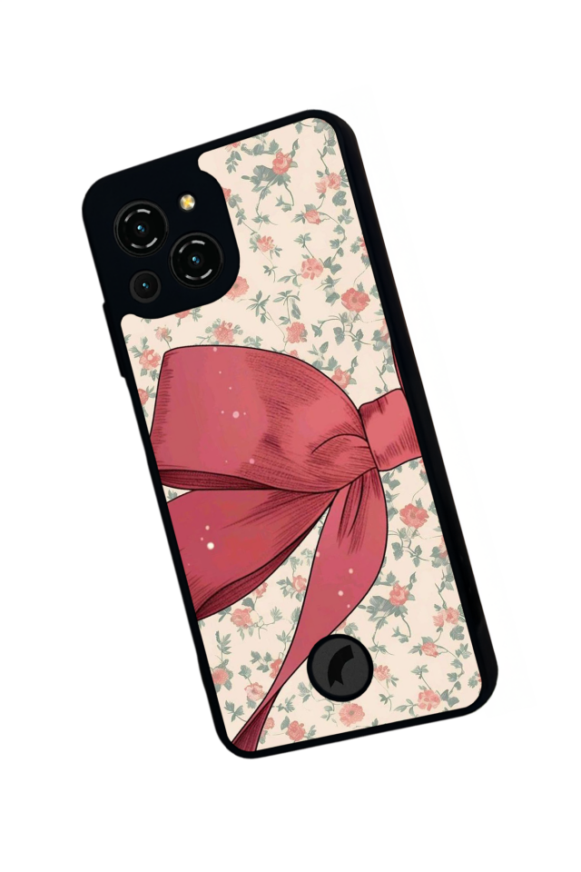 Reeder S23 Pro Max Uyumlu Kurdele Tasarımlı Glossy Premium Kılıf