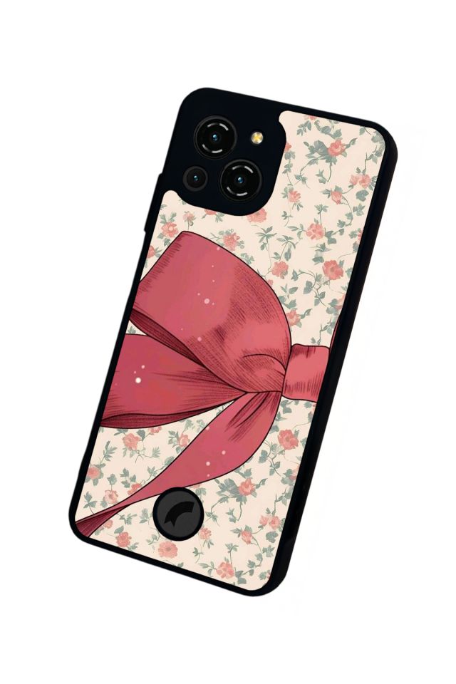 Reeder S23 Pro Max Uyumlu Kurdele Tasarımlı Glossy Premium Kılıf