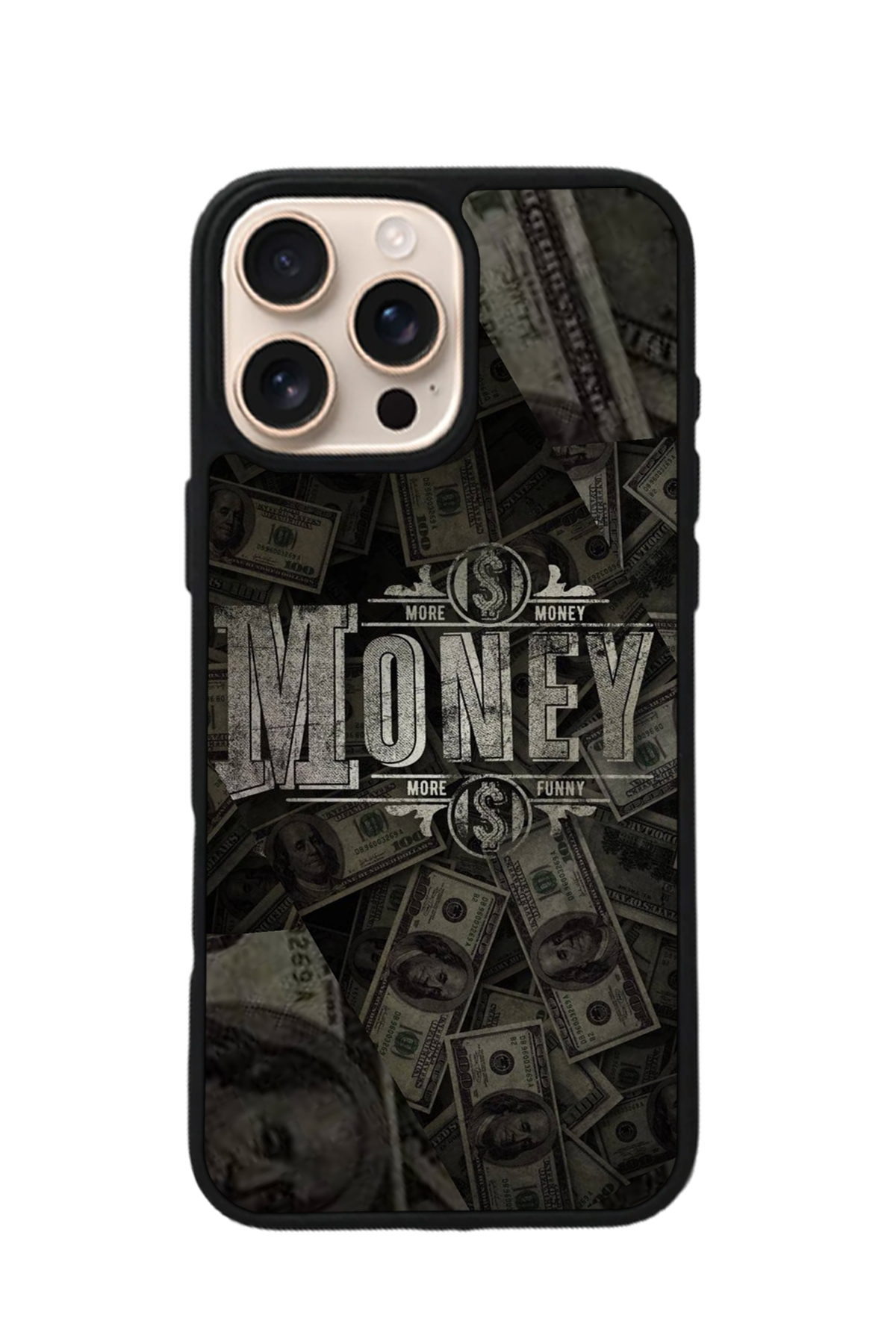 iPhone 15 Pro Uyumlu Money Para Tasarımlı Glossy Premium Kılıf