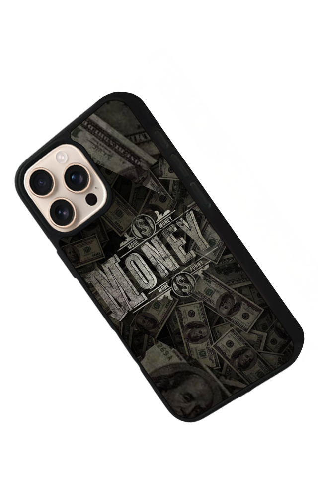 iPhone 15 Pro Uyumlu Money Para Tasarımlı Glossy Premium Kılıf