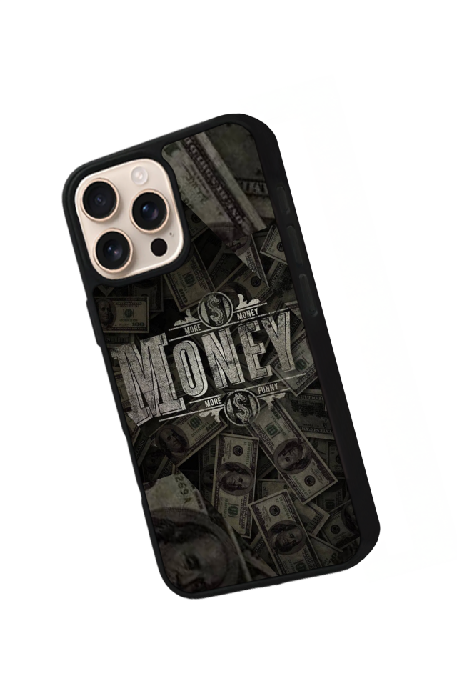 iPhone 15 Pro Uyumlu Money Para Tasarımlı Glossy Premium Kılıf