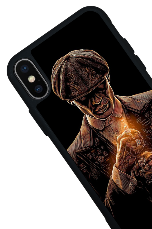 iPhone X/ XS Uyumlu Peaky Blinders Tasarımlı Glossy Premium Kılıf