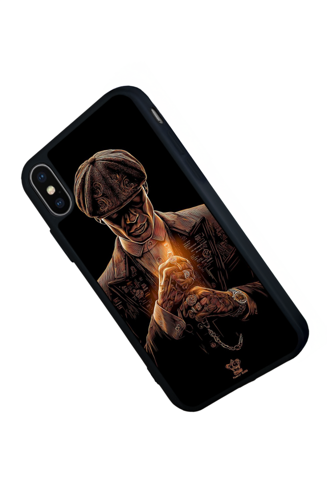 iPhone X/ XS Uyumlu Peaky Blinders Tasarımlı Glossy Premium Kılıf