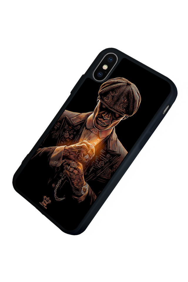 iPhone X/ XS Uyumlu Peaky Blinders Tasarımlı Glossy Premium Kılıf